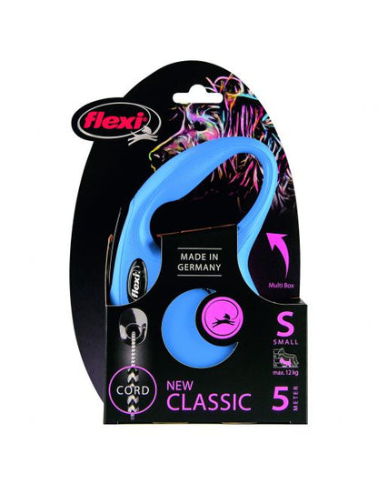 Flexi Rollijn New Classis S Blauw 5m