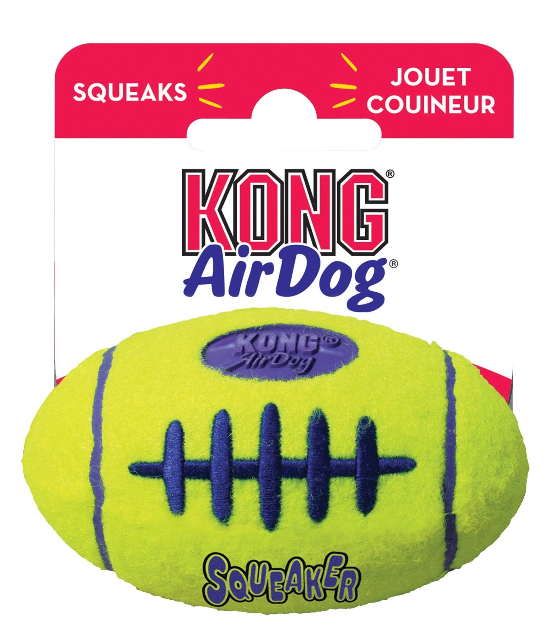 KONG Air Squeaker Football freeshipping - The Pupper Club